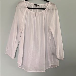 2/$20-Zac & Rachel white subtle stripes & …